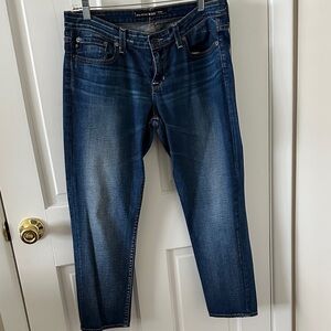 Big Star Medium Blue Cropped Jeans